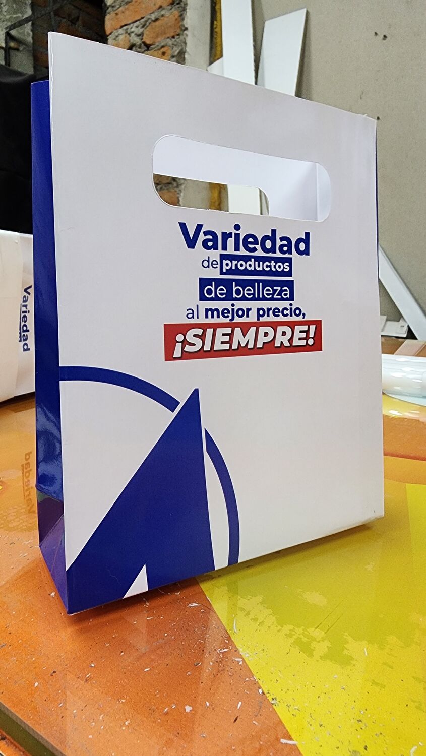 Fundas personalizadas con logo para comercio en Quito